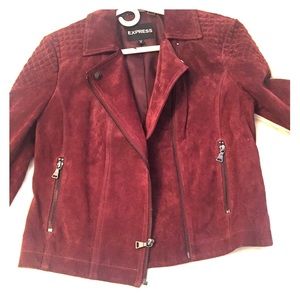 Brand new Express Leather/suede Moto Jacket.
